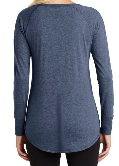 Encompass District Women's Long Sleeve Tee | Navy Frost - image2