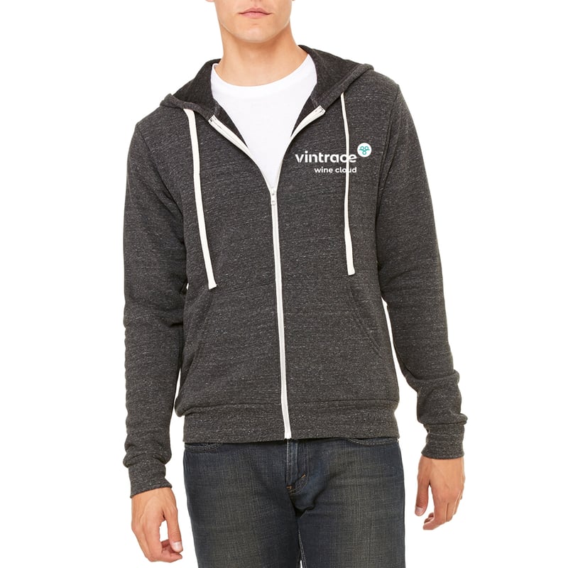 vintrace Bella Triblend Fleece Zip-Up | Gray - image1