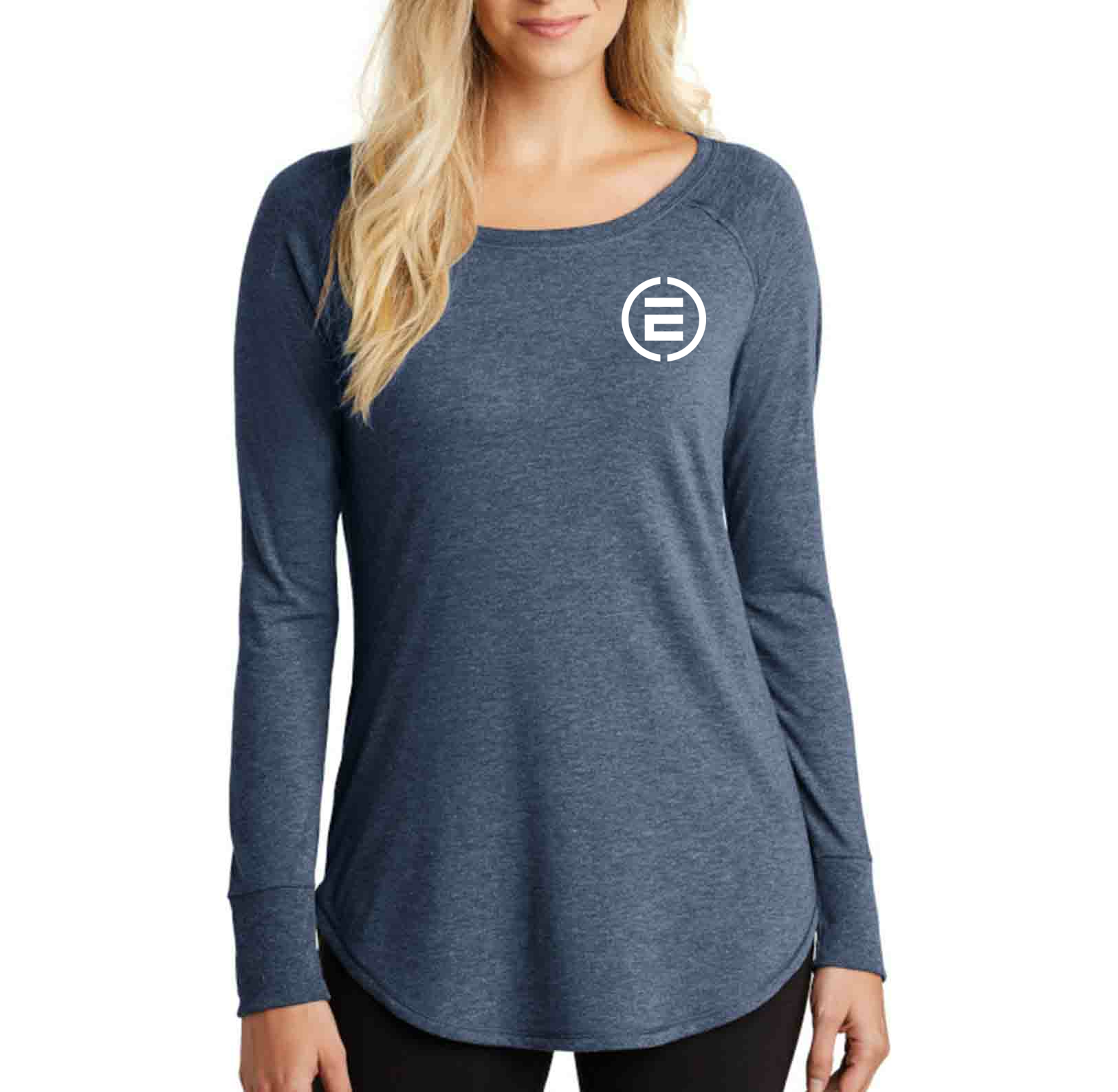 Encompass District Women's Long Sleeve Tee | Navy Frost